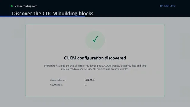 Thumbnail for Complete the Cisco CUCM Easy Setup wizard